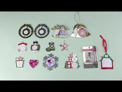 サブライメーション クリスマス ハンディング 飾り 金属 飾り クリスマス ツリー 飾り