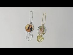 パーソナライズされた金属天使翼 クリスマス飾り品