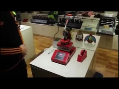 レッド マニュアルペンの熱圧機 サブライメーションペンの印刷機