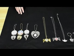 カスタムロゴ車吊り下げオーナメント金属クリスマス天使の羽オーナメントクリスマスデコレーション