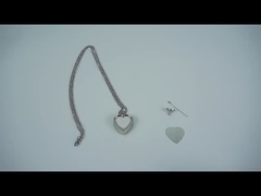 遺灰用メモリアル昇華ブランクカスタム写真フォトurnネックレス