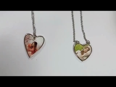 サブライメーション・ラブ・ハート・ネックレス バレンタイン・ネックレス