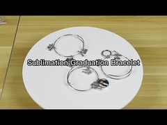 ファッション ジュエリー 卒業記念ブレスレット ギフト DIY プリント可能 昇華式 卒業記念ブレスレット