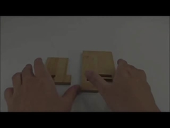 木製オーナメントに昇華、DIYデスク用携帯電話木製スタンド、木製携帯電話ホルダー