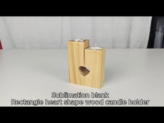 環境に優しい木製昇華キャンドルホルダー アンビエント装飾