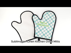 昇華用カスタマイズされた昇華オーブンミトン耐熱手袋