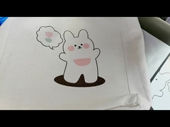 実用的なサブリマーション トートバッグ 大容量 白い白糸サブリマーション ショッピングバッグ