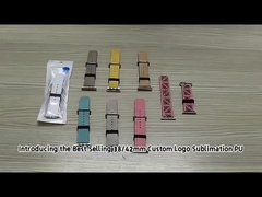 デイ カスタムプリント PU レザー アップルウォッチ バンド サブライメーション ブランク