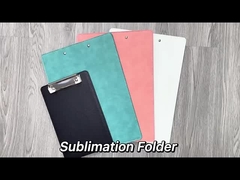 昇華フォルダ ファイル クリップボード ブランク カスタムロゴ A4 A5 PUレザー 昇華クリップボード