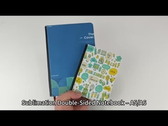  Sublimation Diaries Notepad Cover A5 A6 Double Sided Print PU Leather Sublimation Notebook Blanks