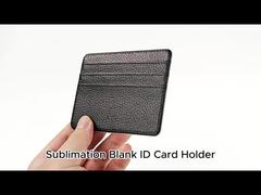 超薄型サブリマーション名刺保持器 空白型カスタムPU革サブリマーション名刺保持器
