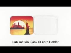 ブランク昇華マネーカードホルダー パーソナライズレザー名刺入れ