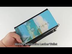 昇華写真印刷 レディース ウォレット リストストラップ付き パーソナライズド カード ウォレット