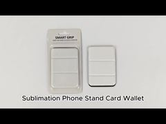 Heat Transfer Magsafe Phone Stand PU Leather Blank Sublimation Phone Card Holder