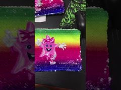 DIY サブライメーション スパークリー セキン メイクアップ バッグ カスタマイズされた セキン コスメティック バッグ ブランク