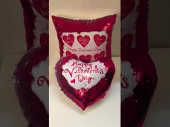 Custom Logo Blank Flippy Sublimation Sequin Pillow Reversible Sequin Sublimation Cushion Cover