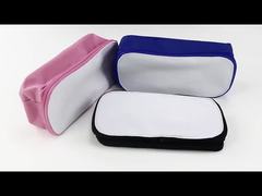 サブライメーション鉛筆ケース 空白 カスタムプリントキャンバスペンバッグ 女性 カジュアル化粧品バッグ