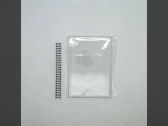 両面印刷 白 PET 昇華コイルノート DIY カスタム スパイラル綴じノート