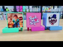 空白のプラスチックのサブリメーションペンホルダー オーダーメイド オフィス デスク鉛筆容器 ブラシポット