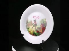 8'' 10'' Ceramic White Sublimation Plates Home Plate Sublimation Blank