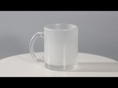 昇華型コーティングクリア＆フロストガラスマグ 11オンス スムース仕上げ