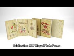 Milieuvriendelijk MDF Houten Sublimatie Fotolijst Scharnierend Opvouwbaar Herinnering Gepersonaliseerde Fotolijst