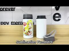 スポーツ旅行昇華アルミニウムウォーターボトル 20オンス ブランク昇華タンブラー 蓋とストロー付き