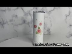 20オンス ストレートスキニー ブランク昇華タンブラー 二重壁断熱昇華水筒