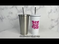 500mlと750mlの昇華型二重壁コーヒーマグ ステンレス鋼昇華タンブラー 蓋付き