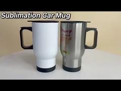 空白のステンレス鋼昇華カーカップ 真空断熱トラベル昇華カーマグ ハンドル付き