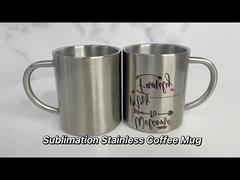 View Sublimation Coffee Mugs With Handle Stainless Steel Double Wall Sublimation Camping Mug Demo