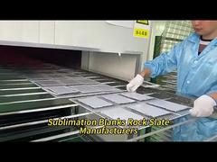 Various Shapes And Sizes Sublimation Photo Slate Blanks Stone Slate Custom Sublimation Rock Slate 