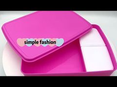 Lancheira de Sublimação em Branco para Alimentos com 3 Compartimentos para Crianças