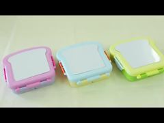 Sublimação Criativa de Lancheira para Micro-ondas com Garfo e Colher para Crianças