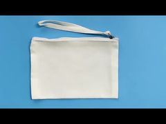 Sublimation Canvas Wallet With Zipper Custom Blank Sublimation Coin Purse Wallet