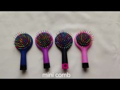 Portable Colorful Sublimation Hair Brush Comb Blank For Custom Photo Printing