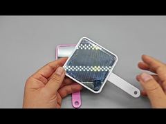 Plastic Sublimation Hand Mirror With Hair Comb Custom Cosmetic Makeup Portable Pocket Mirror 