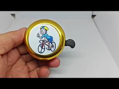 Diy Photo Printing Sublimation Bicycle Bell Ring Custom Bike Bell