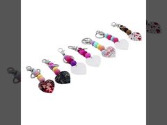 Heart Shape Sublimation Acrylic Keychains Blanks Custom Acrylic Keyring