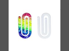 Blank Printable Sublimation Acrylic Paper Clip For Photos Printing