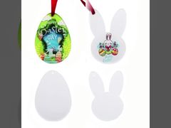 Sublimation Acrylic Pendant Easter Bunny Egg Single Sided DIY
