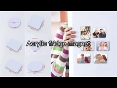 Blank Sublimation Acrylic Fridge Magnet Diy Printing Acrylic Photo Magnets