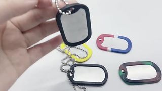 Custom Dog Tags Sublimation Blanks