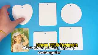 Custom Car Air Fresheners Felt Blanks