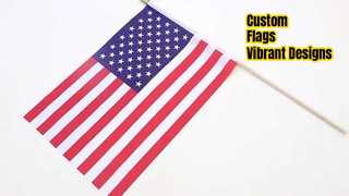 Custom Sublimation Flags Double Sided Polyester