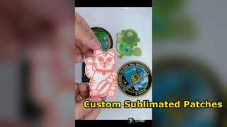 Custom Sublimated Patches For Heat Press
