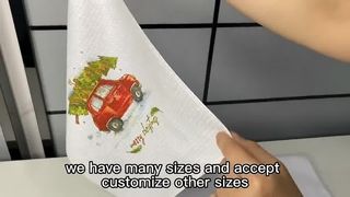 Custom Sublimation Waffle Tea Towels