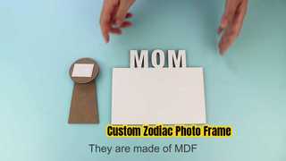 Custom Zodiac Photo Frame Sublimation