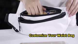 Blank Sublimation Waist Bag Customization
