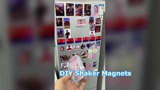 DIY Shaker Fridge Magnets